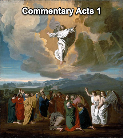 Jesus' ascension to Heaven depicted by John Singleton Copley in Ascension (1775)